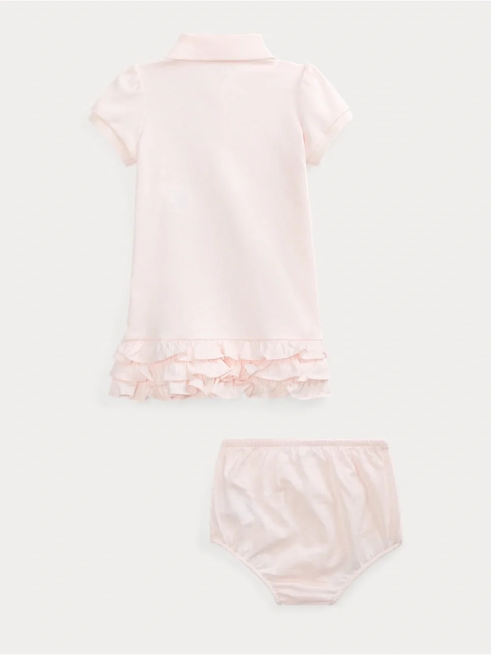 Ralph Lauren Dress and Bloomer Pink Ruffle Set